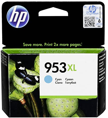 HP 953XL High Yield Cyan Original Ink Cartridge