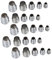 50 Pcs Iron Round Wedge Round Hammer Wedge Practical Wedge Iron Axe Wedge Axe Repair Tool Wedge for Axe Wedge for Hammer Metal Round Wedge Metal Wedge Hammer Accessory Iron Wedge