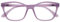 OPULIZE KAT Lesebrille - Cat-Eye Katzenaugen-Fassung - Mattes Lila - Herren & Damen - Federscharniere - R59-5 - +1.00