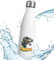 timalo® Thermosflasche personalisiert mit Namen auslaufsichere Edelstahl Trinkflasche Wasserflasche für Kinder Mädchen Jungen 500mL | Dinosaurier