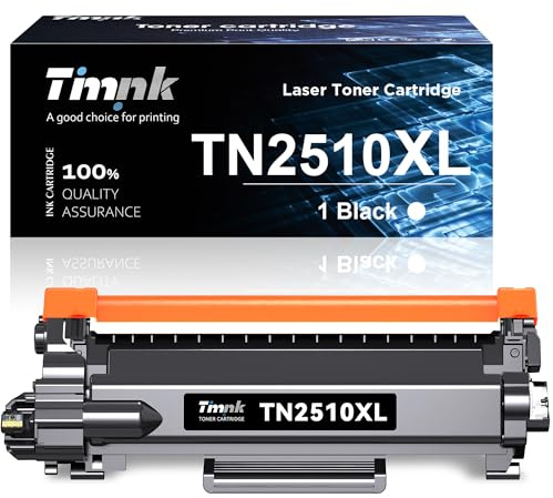 Timink TN-2510XL Toner Kompatible für Brother HL-L2400DW, 3000 Seiten | TN2510XL Toner Kompatibel für Brother TN2510XL für Brother HL-L2400DW HL-L2445DW DCP-L2660DW DCP-L2620DW MFC-L2800DW.