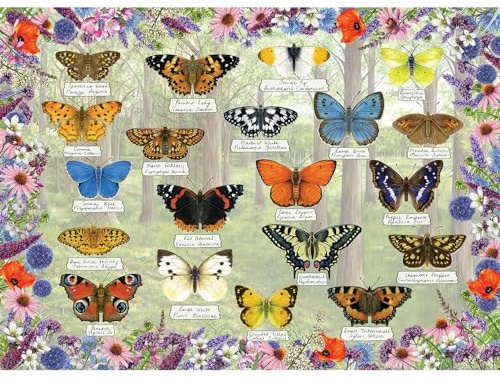 Puzzle mit 1000 Teilen: Schöne Schmetterlinge
