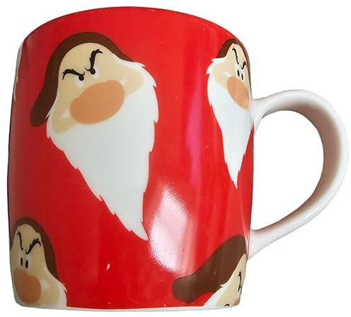 Disney Store Snow White Grumpy Icon Red Mug