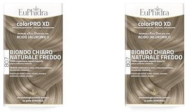 Euphidra ColorProXD 807 - Biondo chiaro naturale freddo (Confezione da 2)