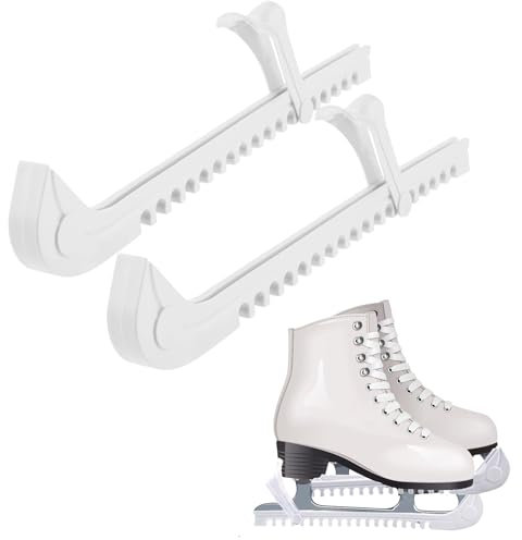 kufenschoner schlittschuhe, 1 Paar Kufenschoner für Eishockey schlittschuhe, Schoner für Schlittschuhkufen, Kufenschoner Eiskunstlauf zubehör, Verstellbarer schlittschuh schoner für Erwachsene Kinder