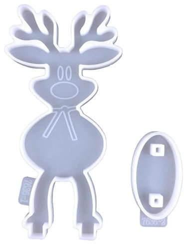 Silikonform Elch, Silikonform Hirsch, Silikonform Weihnachten, Gießformen Silikon Weihnachten, Silikonform Weihnachten, Elch Kerzengießform DIY Kerzenherstellung Form für Die Herstellung Von Kerzen