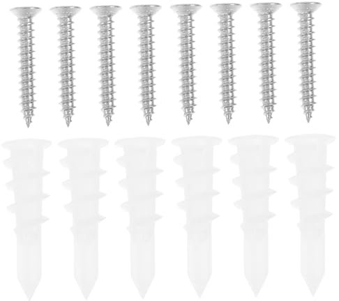 jojofuny 1set Tasselli e Viti Per Cartongesso Kit Completo Per Fissaggi Sicuri e Stabili