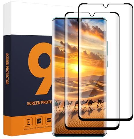 Carantee Schutzfolie für Panzerglas für Huawei P30 Pro, 3D Stoßfänger Anti-Scratch Folie für Huawei P30 Pro, Ultrabeständig Hohe Auflösung P30 Pro Schutzglas, 2 Stück