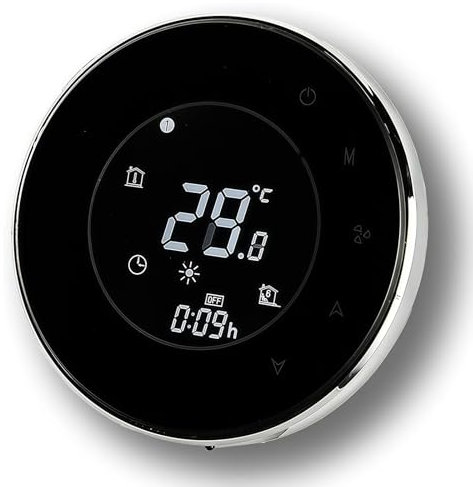 Caslant 6000 Serie Wi-Fi Termostato- Termostato Touchscreen Programmabile per Riscaldamento o Raffreddamento - Controllo Remoto da Cellulare Compatibile con Alexa, Google Home e IFTTT