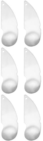 PRETYZOOM 3 Juegos Cortador De Kiwi Cucharadas De Kiwi Descorazonador Pelador De Kiwi Novedad Sembradora Cuchara De Kiwi Pelador Cortador De Frutas Silver Acero Inoxidable 304 2 Piezas * 3