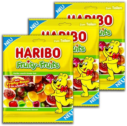 3 er Pack Haribo Fruity Fruits 3 x 160g