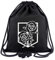 WANHONGYUE Attack on Titan Anime Sporttasche Turnbeutel Training Tasche Gym Sack Drawstring Bag Schwarz-7