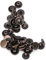 Druck knöpfe, 50er Set Runde Messing Druckknopf Nieten Set für Kleidung Jacken Jeans Trägt Taschen Gürtel Rucksäcke Brieftasche(Bronze 10mm)
