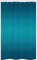 ABAKUHAUS Ombre Schmaler Duschvorhang, Tropic Ozean Zimmer, Badezimmer Deko Set aus Stoff mit Haken, 120 x 180 cm, Petrol Blau