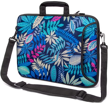Funky Planet 17-17.3” inch Shoulder Laptop Sleeve Case Bag Pouch Protective Skin Cover With Handle Bag Cases