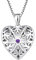 FJ Herz Foto Medaillon Kette Damen 925 Sterling Silber Personalisierte Medaillon zum öffnen für Bilder Memory Medaillon Anhänger Halskette mit Amethyst Schmuck Geschenke für Frauen Mädchen