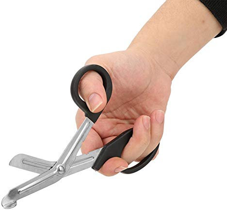 Keenso Cesoia Subacquea, JD-918420 Tecnologia Subacquea in Acciaio Inossidabile Forbici Subacquea Corda di Fuga Subacquea Cesoia per Rete da Pesca