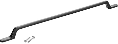 SOTECH Möbelgriff BLACKLINE IV BA 320 mm schwarz matt | (Länge 386 mm, Breite 12 mm, Höhe 26 mm) Aluminium Küchen-Griff