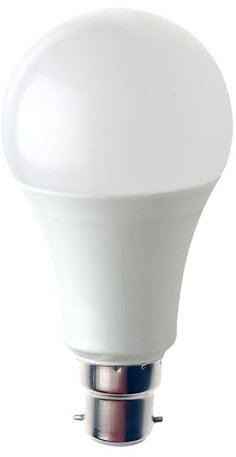 Velamp Ampoule LED SMD, standard A60, 15W / 1520lm (équivalent à 100W), culot B22 (France), blanc neutre 4000K
