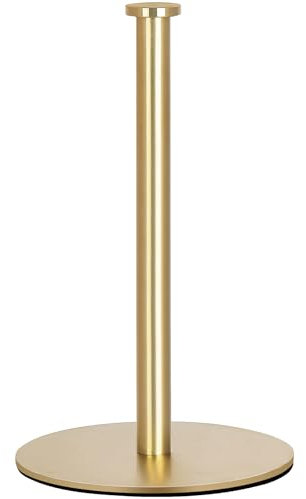 Küchenrollenhalter Gold Stehend, OBODING, Edelstahl Küchenpapierhalter für Standard und große Rollen, für Küche und Esstisch Arbeitsplatte (Gold)