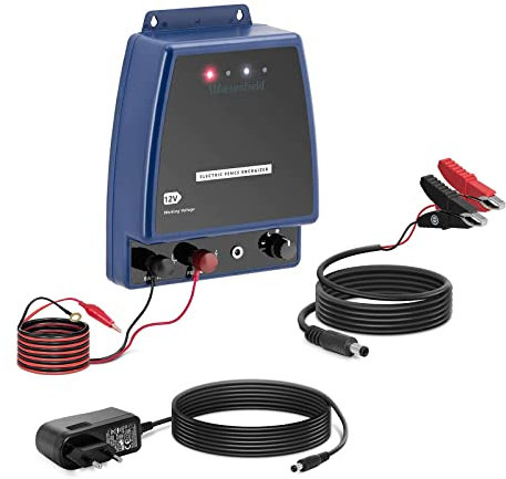 Wiesenfield WIE-EF-360 Weidezaungerät 3,6 - 3,84 J 30 km Netzadapter 230 V Weidezaungerät 230 V Weidezaunbatterie