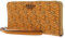 GUESS Laurel SLG Zip Around Wallet L Yellow Logo