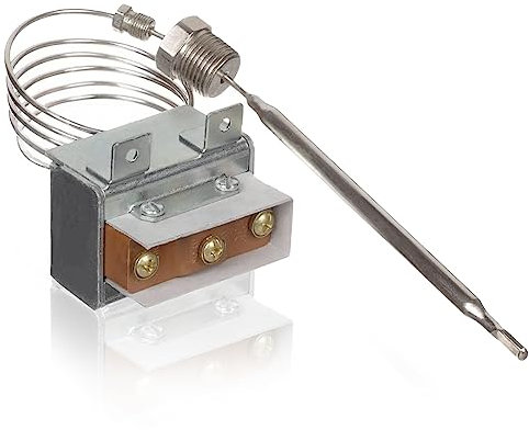 [Upgraded]1177 high Limit Thermostat Fryer Switch for Fryer 3/8 Mpt Stuff Box 450°F LCCM2003000 Gas Fryer Compatible with ATOSA 301030005,Imperial,ROBERTSHAW,etc deep Fryer Catering Equipment