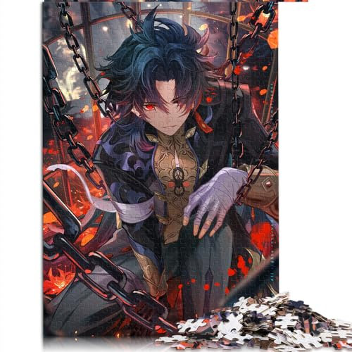 Honkai Star Rail Blade Puzzle | Puzzles 1000 Teile für Erwachsene Holzpuzzles Erwachsene Puzzles Geschenke 19,7 x 29,5 Zoll