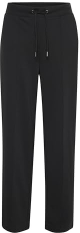 KAFFE Damen Strickhose KAjenny Elastische Taille Weite Leg