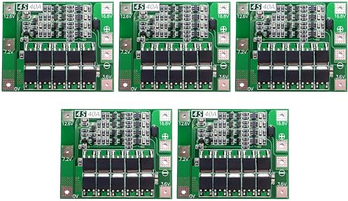 5pcs 4S 40A 14.8V 16.8V 18650 Lithium Battery Protection Board BMS PCB