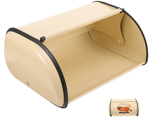Milisten Caja guardián del sándwich contenedor pan de molde pan de sándwich panera de escritorio soporte para pan familiar estante de pan tarro de almacenamiento envase Acero inoxidable