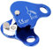 BORDSTRACT Dispositivo di Risalita per Corda Mobile Autobloccante, Portatile, Bloccante per Corda da Arrampicata, per Attrezzatura da Arrampicata con Corda da 8-13 mm, Blu