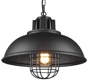 LUOYAOB Modern Pendelleuchte Industrielle Metall Vintage Pendelleuchte Retro-Landhaus-Kronleuchter Billardtische Hängelampen for Flur Küche Insel Esszimmer Wohnzimmer Eingang Restaurant Bar