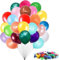 ADRI 200 Luftballons Geburtstag, verschiedene, 24 cm, biologisch abbaubar, in Spanien, Luftballons, für Partys, Hochzeiten, Meetings, Geburtstage, Taufen, Fotoshootings, Dekoration (200)