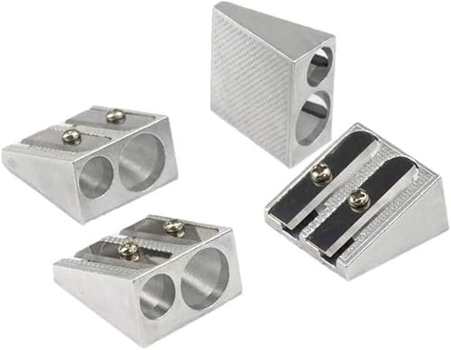 4Pcs Kosmetik Bleistiftspitzer Dual Spitzer Augen Make-up Bleistiftspitzer 2 Löcher