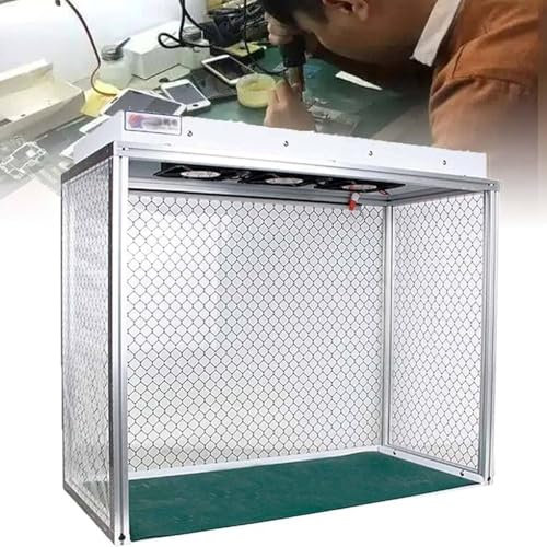 220 V vertikale Laminar Flow-Abzugshaube Luftstrom-Reinigungsbank, staubfreier Werkstattraum mit drei Ventilatoren und HEPA-Filter, für staubfreies Arbeiten, Telefonreparatur, Werkstatt, Labor