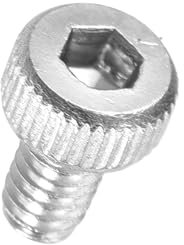 Kozelo 100 Stück Zylinderschrauben mit Innensechskant - [M2-0,4 x 3mm] 304 Edelstahl Vollgewinde Allen Innensechskant Antrieb für Elektromotor 3D-Druck Lüfter Motorenaustausch, Silber