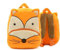 Generisch Kinder-Rucksack für Jungen und Mädchen - Kuscheliger Cartoon-Tier-Plüschrucksack, Leicht und Bequem, Belastungsreduzierung, Ideal für Kindergarten und Vorschule, 26x24x10 cm (Fuchs)