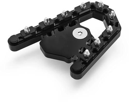 GTGJFJKW Motorrad Fußrasten Motorräder Fußstütze Fußrasten Bremspedal Schritt Spitze Platte Extender Für B&MW R 1250 GS R 1250GS 2019-2023 R 1200 GS 2013-2018 R1250GS R1200GS(Black FootPegs)