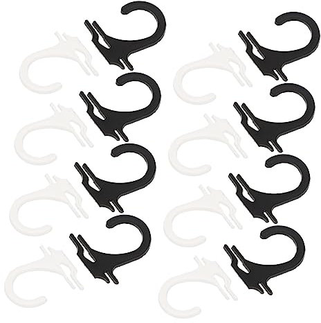 TOPBATHY 400pezzi Ganci Per Calzini in Plastica Strumenti Per Appendere Calzini Ganci Per Esposizione in Plastica Per Uso Quotidiano