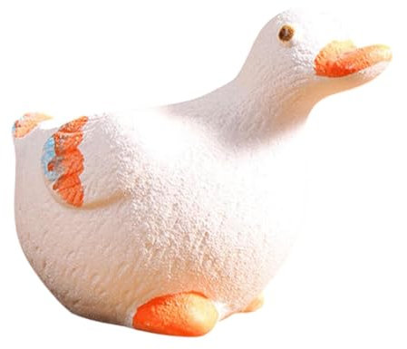Milageto Figur Und Blumentopf, Dekorativer Übertopf für Schlafzimmer Und Wohnräume, Ente