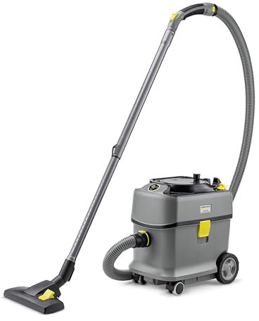 Kärcher T 15/1 ADV aspirapolvere a secco, vuoto 18 kPa, potenza nominale: 585 Watt, contenitore: 15 litri, tubo di aspirazione: 2 m, con ugello per pavimento, fughe, parquet e tappezzeria, sacchetto
