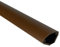 Cable Trunking Square Box Cable Trunking, Self-Adhesive Cable Hider, 1m Long,Cable Management for Home Office(Brown)