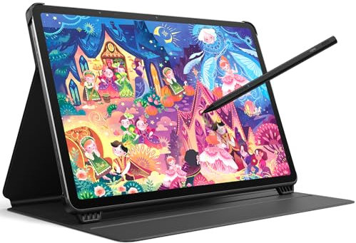 UGEE UT3 8GB+256GB Drawing Tablet for Creators, Perfect for On-The-Go Sketching & Professional Work, 14-inch Full-Laminated Anti-Glare Screen, Lightweight & Travel-Ready with Precision Stylus.