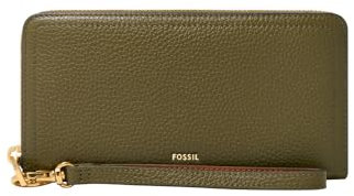 Fossil Damen Logan Reisezubehör-Bi-Fold-Brieftasche, Grün