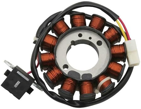 cyclingcolors lichtmaschine Stator Zündung Motor Motorrad Roller Moped kompatibel mit piaggio 50 zip liberty vespa lx fly aprilia scarabeo derbi atlantis 12 pol
