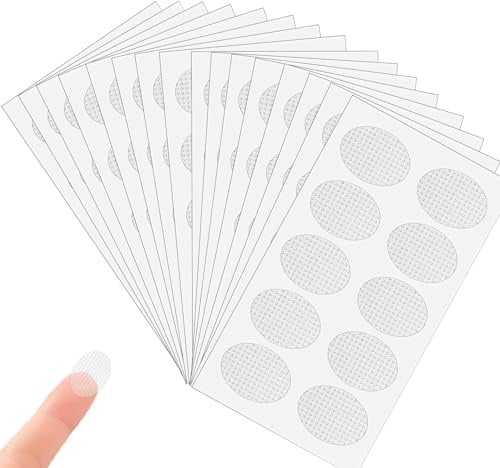 600 Stück Ohrringe Abkleben Sport, Transparente Unsichtbar Ohrringe Abkleben, Selbstklebend Ohrring Pflaster, Oval Ohrringpflaster Für Kinder Sport, für Lindert Belastung Von Schweren Ohrringen