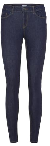 Vero Moda Women's Vmseven Nw S Shape Up Jeans Vi500 Noos, Dark Blue Denim, XS / 32L