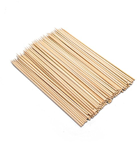 Thali Outlet® - 1000 x 7 Wooden Skewers 180mm Barbecue BBQs Biodegradable Disposable (5 x 200 Packs)