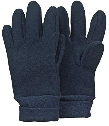 Sterntaler - Jungen Handschuhe Fingerhandschuh Fleece mit Stulpe, wasserabweisendes Material, marine - 4321813,Größe 7